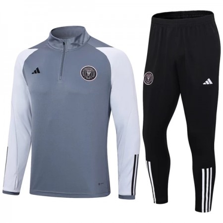Inter Miami CF Quarter Zip Gray Version Komplet Bluzy Treningowe 2023-24